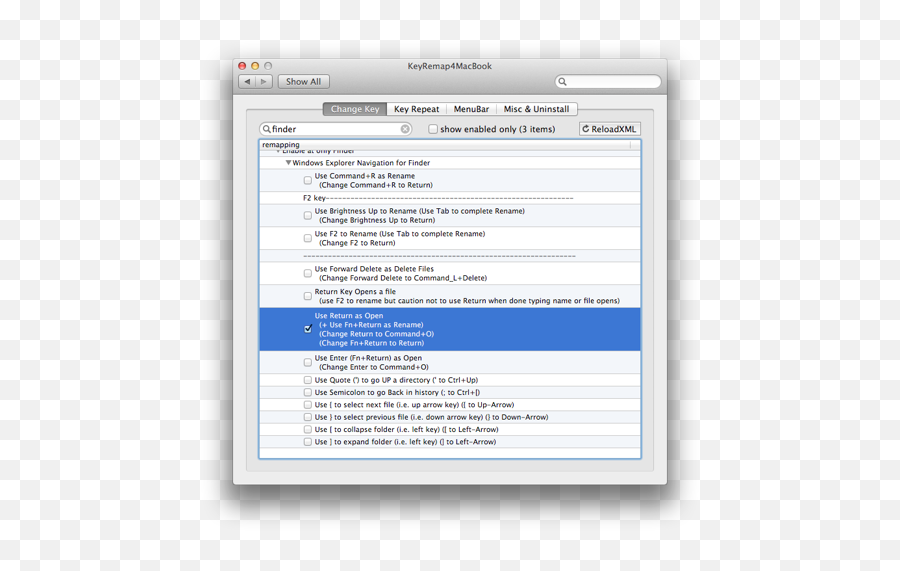 Open Folder With Enter In Finder - Vertical Png,Return Key Icon