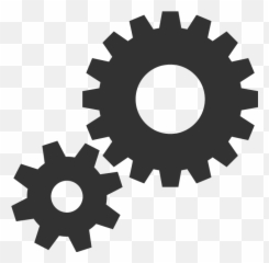 Download Hd Cogs - Bpme App Icon Transparent Png Image Development Black And White,Transparent App Icon