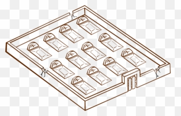 Labyrinth Line Drawing Png Clipart - Church Rpg Map Icon