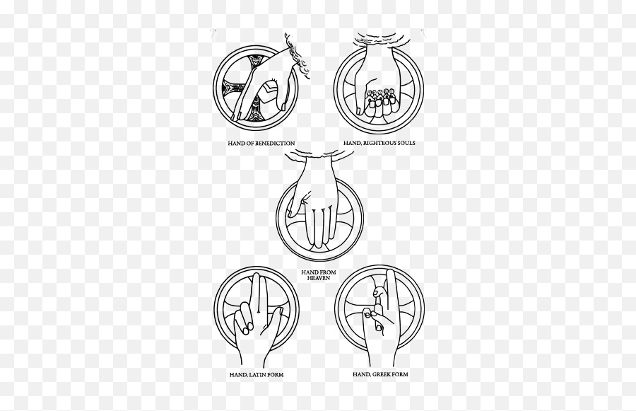 Religious Iconography - Simbolos Cristianos Con Las Manos Png,Sacred Icon Halo 2