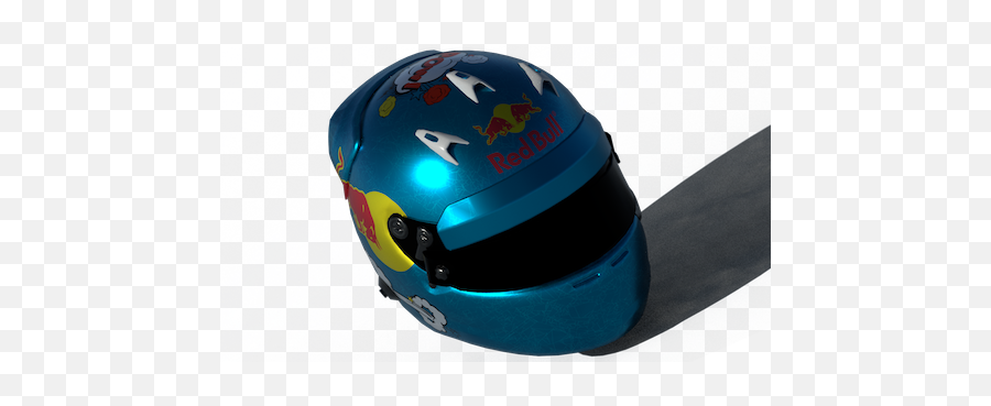 Red Bull Fantasy Helmet Racedepartment - Motorcycle Helmet Png,Red Icon Motorcycle Helmet