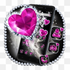 Shiny Diamond Butterfly Theme Apk 111 - Download Girly png