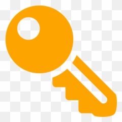 Key Icon - Grey Png