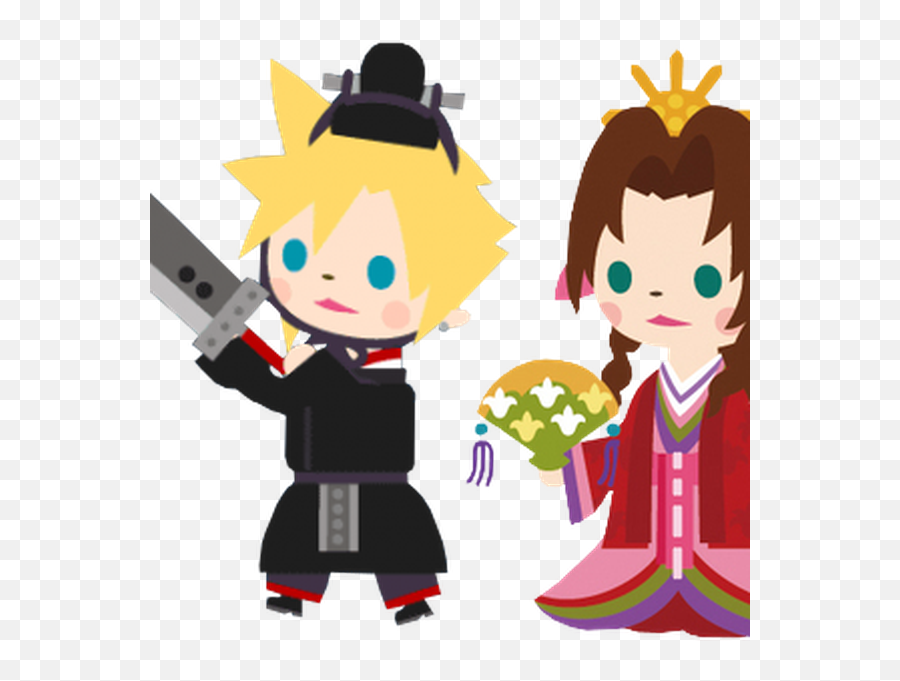 Cloud X Aerith - Download Png,Final Fantasy 7 Icon