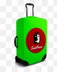 Custom Luggage Cover - LogoBrands Suitcase With Canadian Flag png