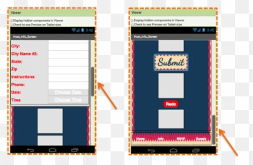 How Do You Use Scrollable Property And - App Inventor Ui Design png