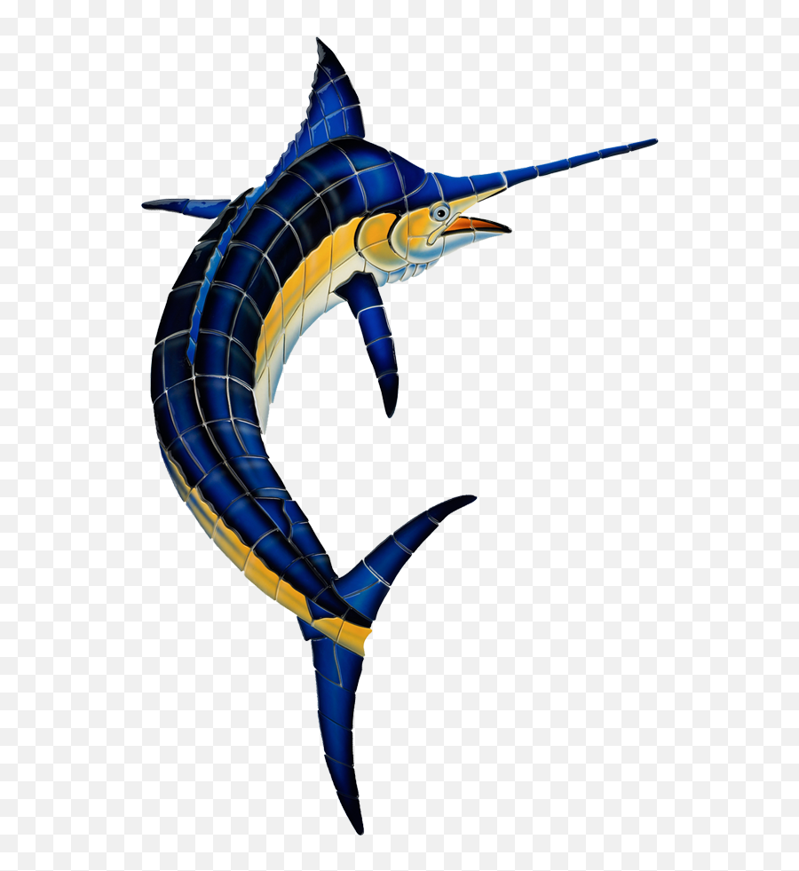 Marlin Mosaic U2014 Custom Mosaics - Marlin Art Png,Marlin Png