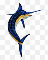 Marlin Mosaic U2014 Custom Mosaics - Marlin Art Png,Marlin Png