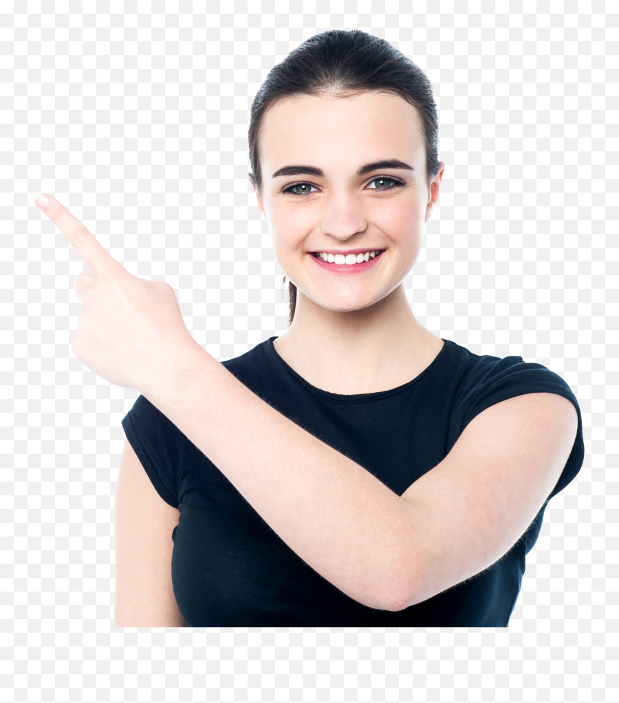Girl Pointing Left Royalty - Free Png Image Png Play Girl Pointing Finger Png,Pointing Finger Png