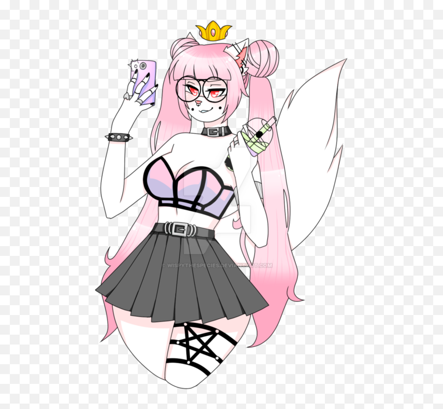 Pastel Goth Png - Pastel Goth Girl Drawing,Pastel Goth Png