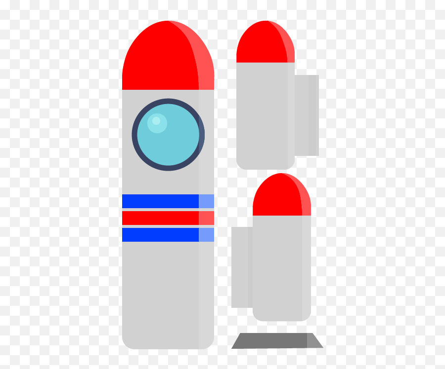 Flat Spaceship With Parts Opengameartorg - Vertical Png,Jetpack Icon