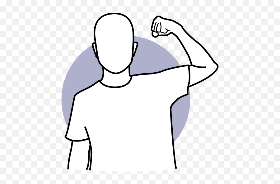 Man Icon Bicep Strong Health Fit - For Men Png,Potent Icon