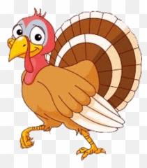 Thanksgiving Sideview Turkey - png
