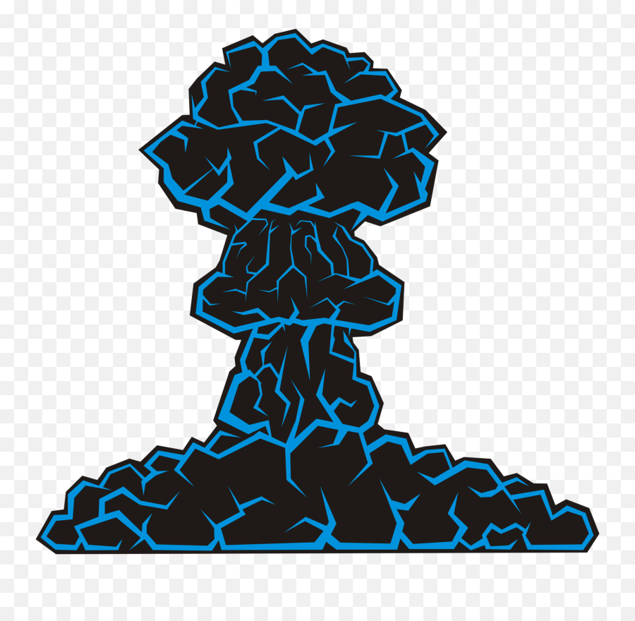 Clipart Vector Clip Art Online - Mushroom Cloud Bomb Clipart Png,Japanese Clouds Png