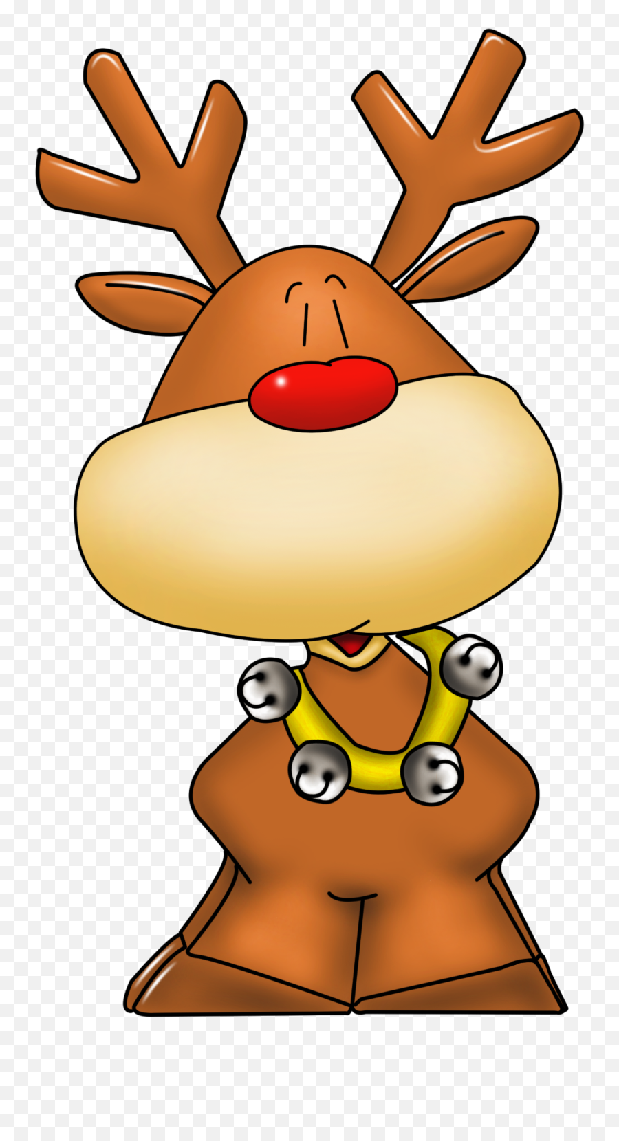 Rudolph Png Picture - Peppa Pig Merry Christmas Card,Rudolph Png