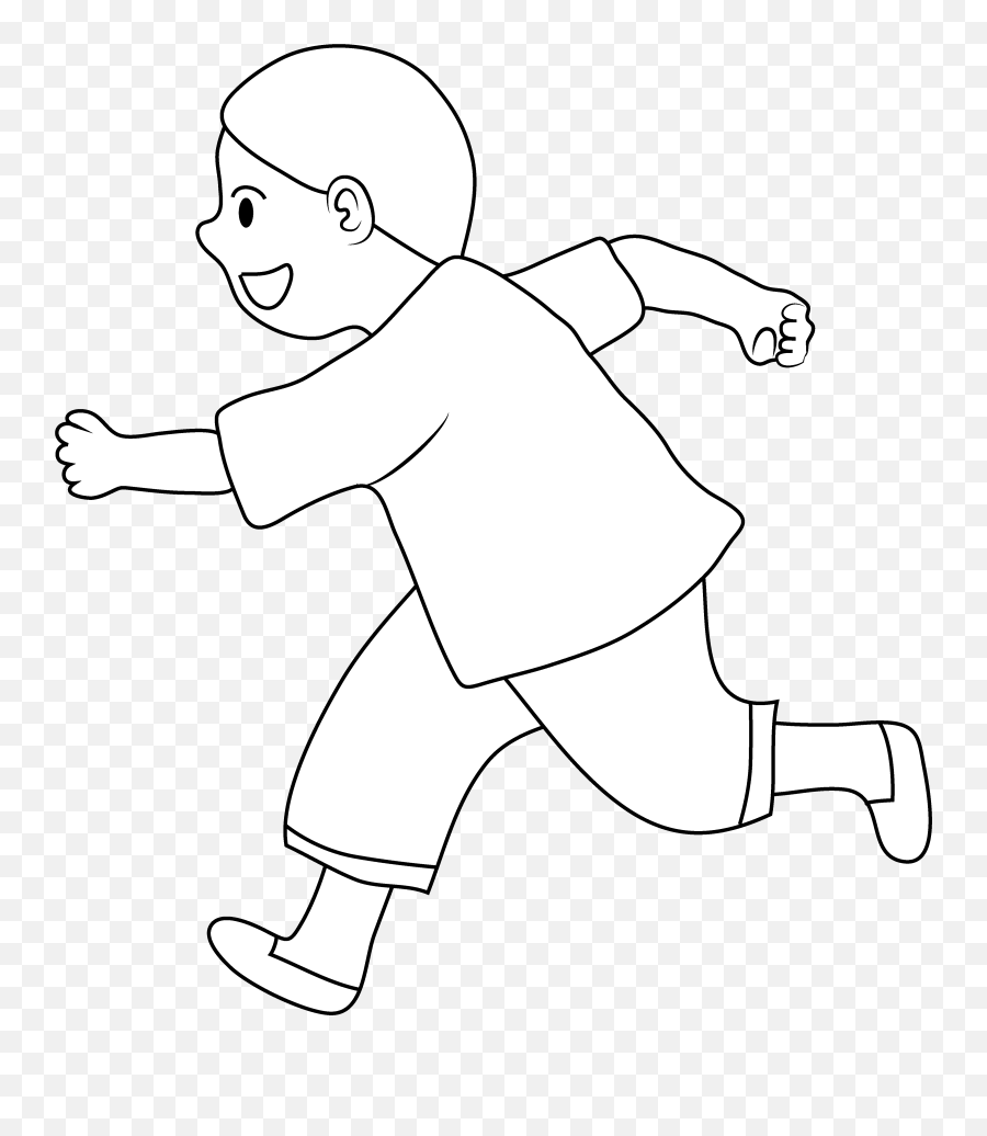 Run Black And White - Run Clipart Black And White Png,Running Clipart Png