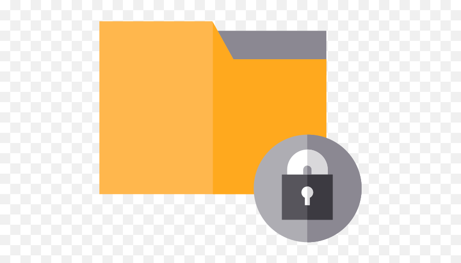 Folder Lock Icon - Graphic Design Png,Lock Png