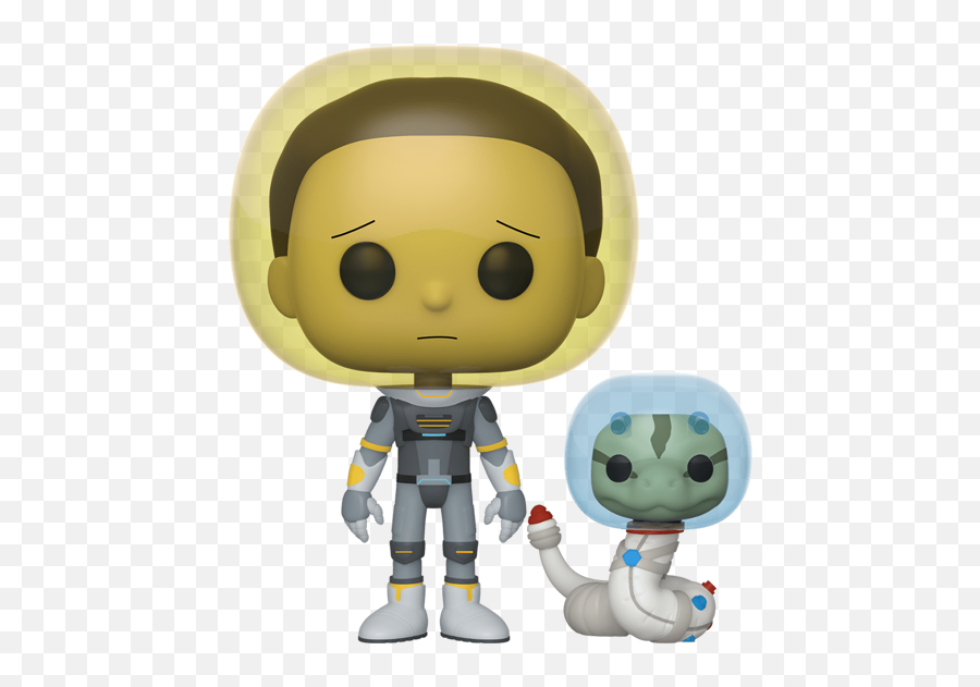 Rick And Morty - Morty Space Suit With Snake Pop Vinyl Figure Serpent Rick Et Morty Png,Rick And Morty Portal Png