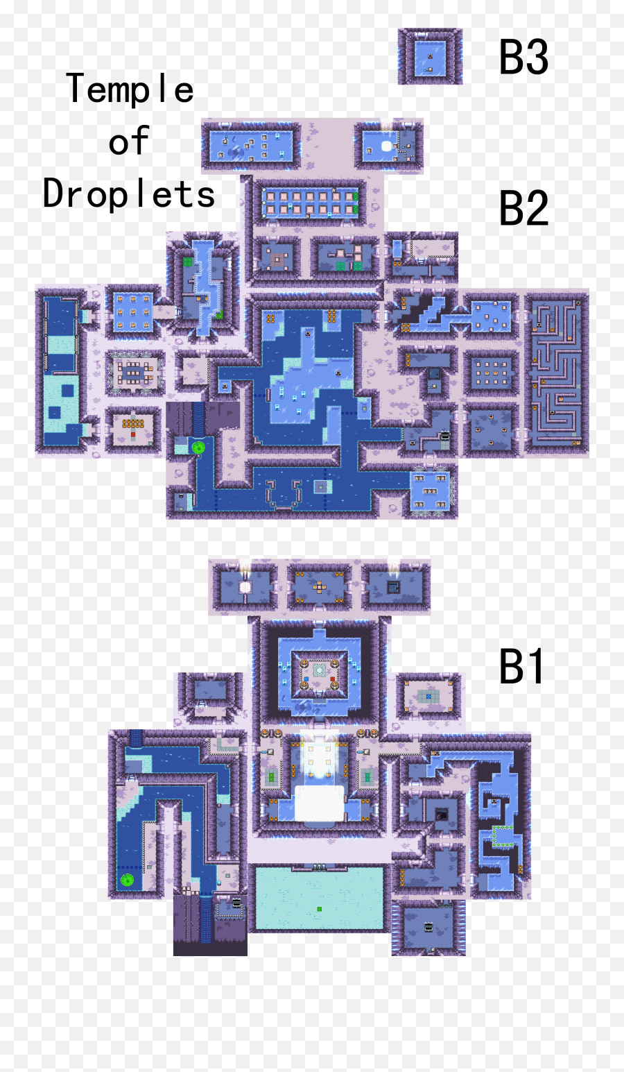 Filelegend Of Zelda The - Minish Cap The Gba Map Zelda Minish Cap Temple Of Droplets Png,Droplets Png