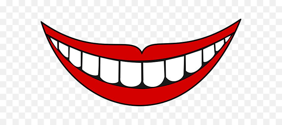 Joker Mouth Smile Lip Clip Art - Smiley Mouth Png,Joker Smile Png