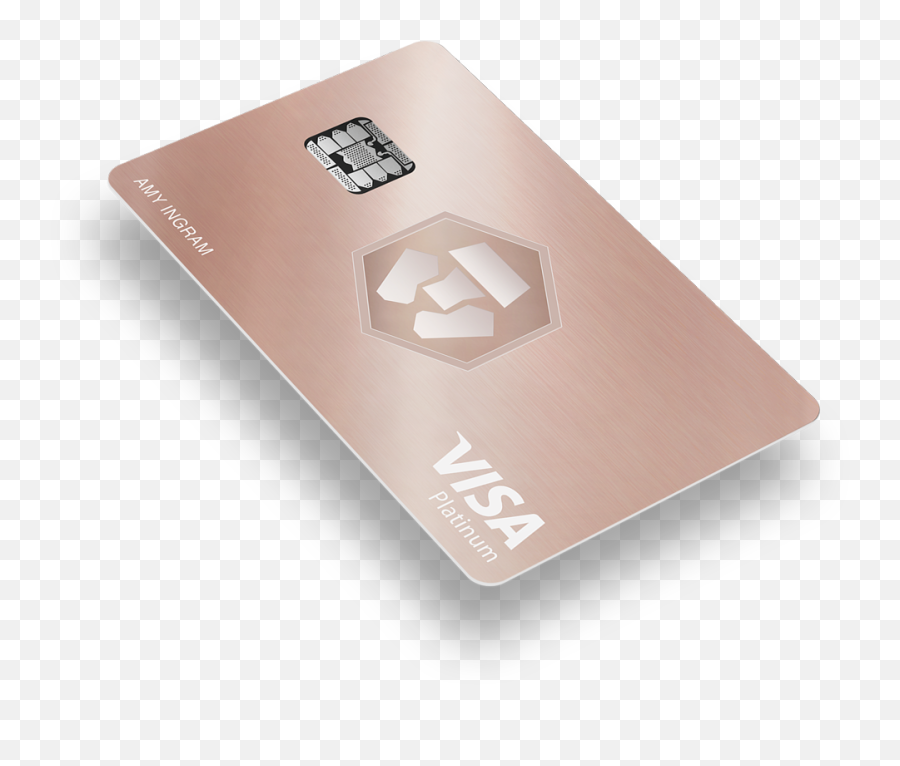 Mco Visa Card - Rose Gold Mco Card Png,Visa Card Logo