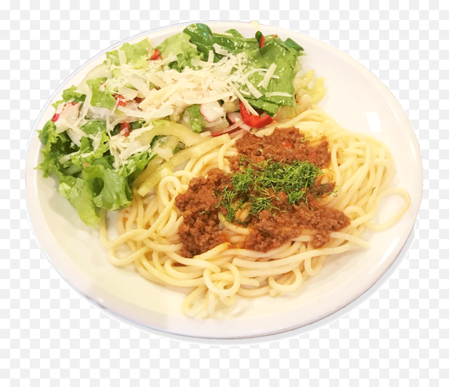 Noodle Clipart Spaghetti Italian - Spaghetti Bolognese And Salad Png,Pasta Png