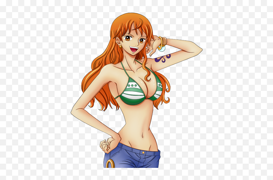 One Piece Nami Png 1 Image - Female One Piece Main Characters,N...