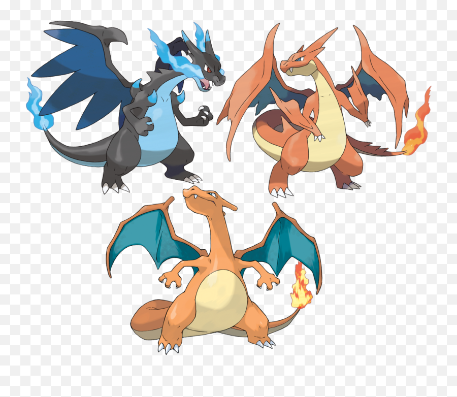 Mega Charizard X And Y - Charizard Y Mega Charizard Png,Charizard Png