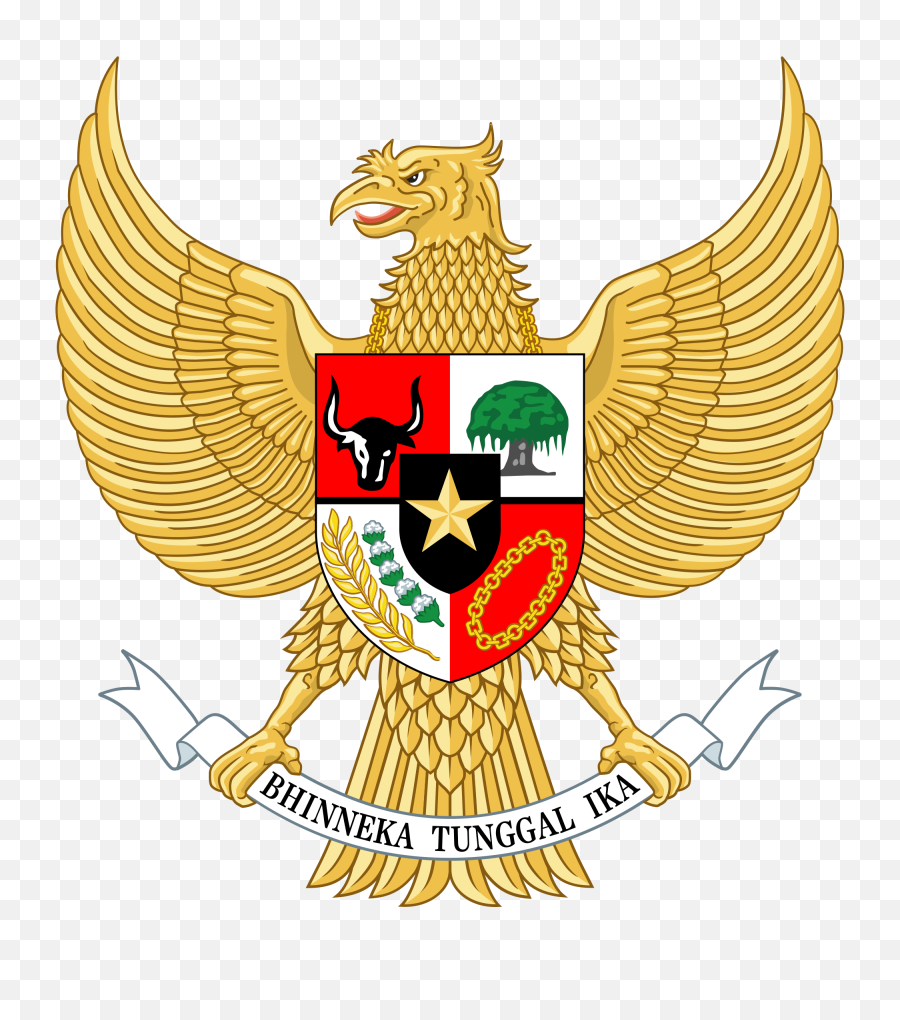 National Emblem Of Indonesia - Wikipedia Indonesia Symbol Png,Eagle Head Logo