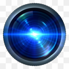 U200elensflare Studio - Blue Camera Png