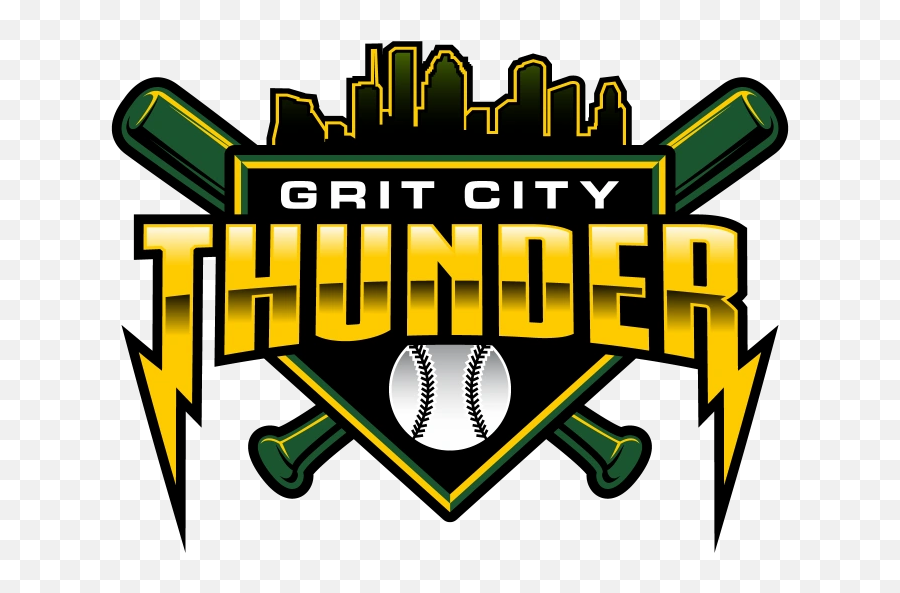 Grit City Thunder Baseball Club Tacoma - Clip Art Png,Grit Png