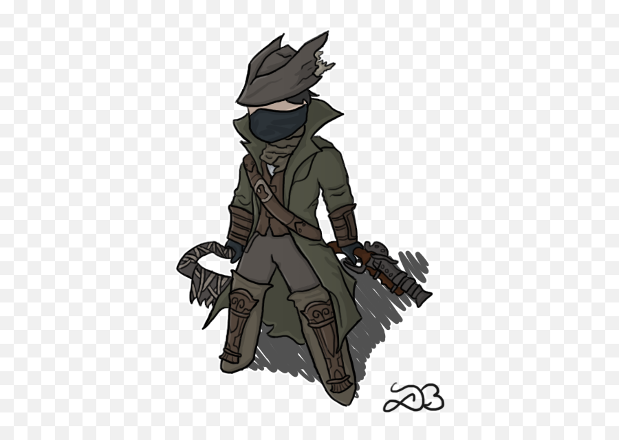 Chibi Bloodborne Hunter - Cartoon Png,Bloodborne Png