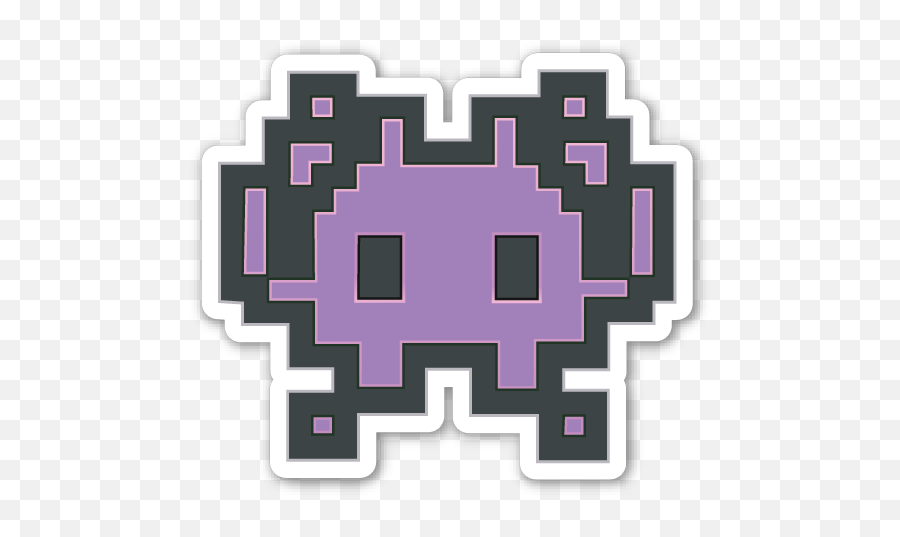 Purple Heart Emoji Meaning - Space Invader Emoji Png,Purple Emoji Png