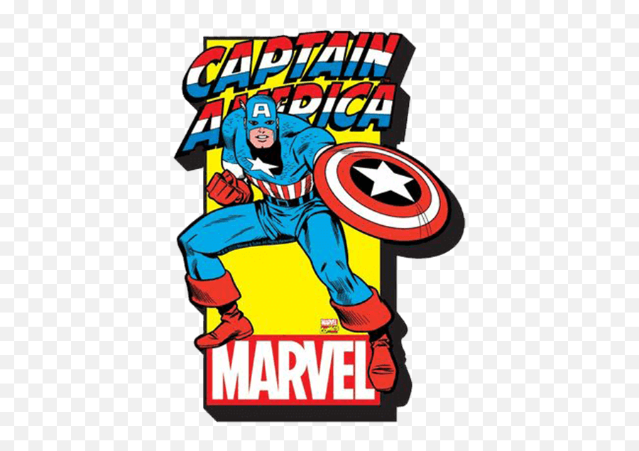 Comic Book Cover Clipart - Captain America Logo Magnet Png Captain America Full Body Comic,Captain America Logo Images