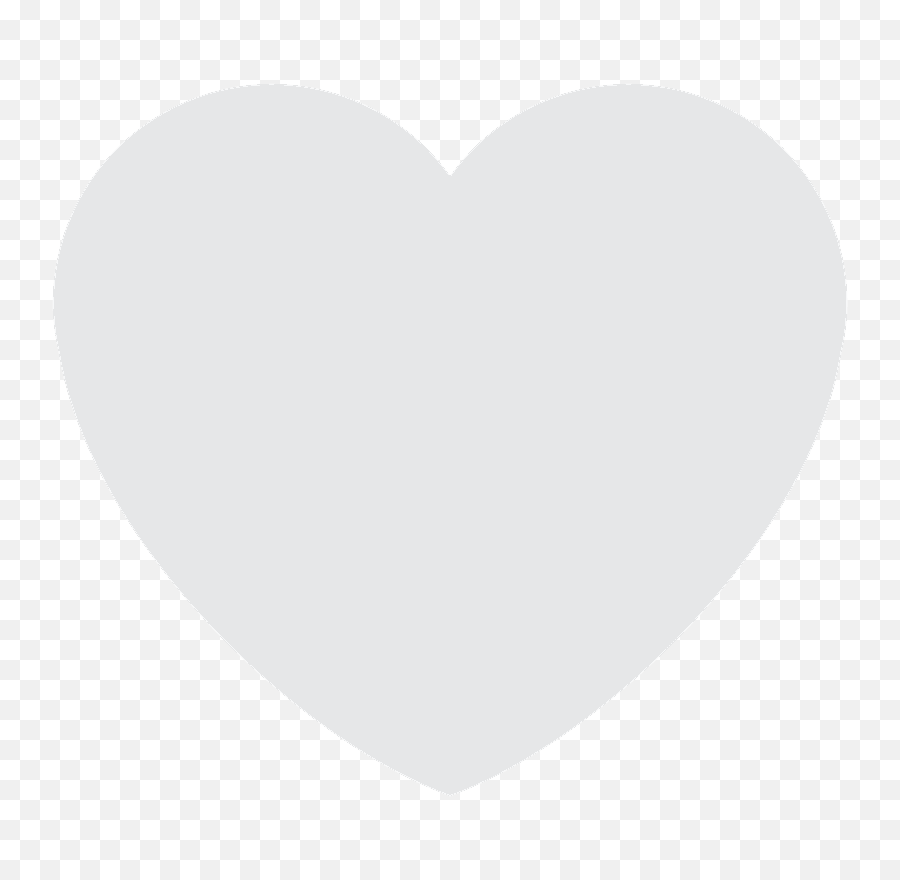 White Heart Emoji - Clipart Hearts White Png,Emoji Hearts Transparent