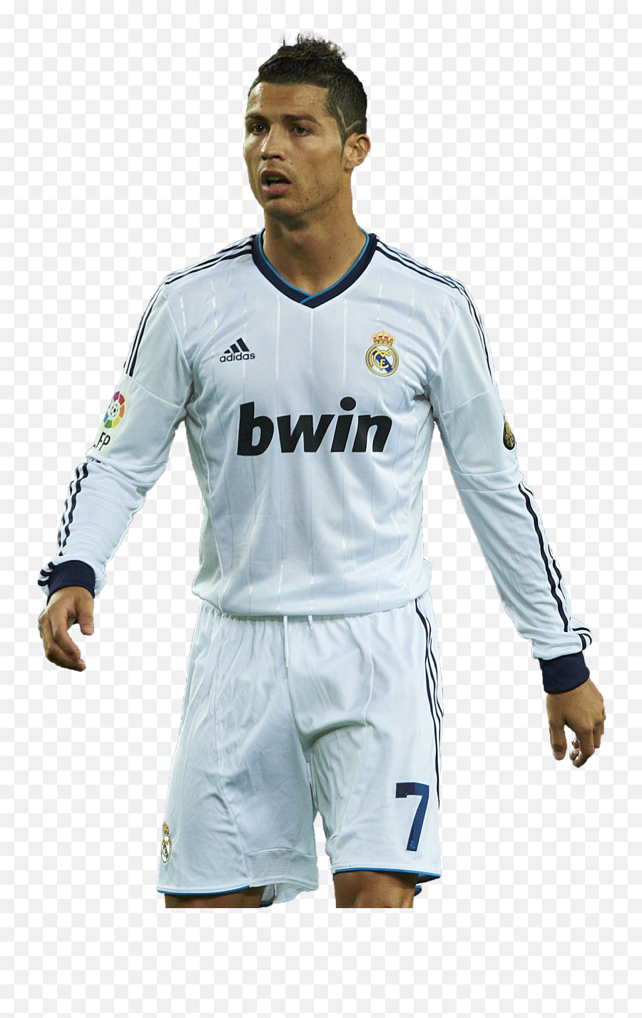 Cristiano Ronaldo White Jersey Png - Real Madrid Ronaldo Png,Jersey Png