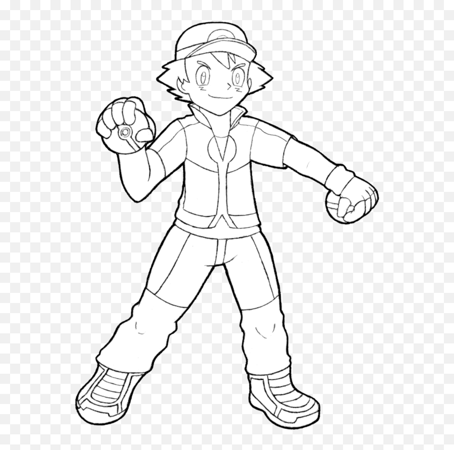 HOW TO DRAW ASH KETCHUM EASY - YouTube