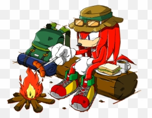 Knuckles The Echidna - Knuckles The Echidna Camping Png,Knuckles The Echidna Png