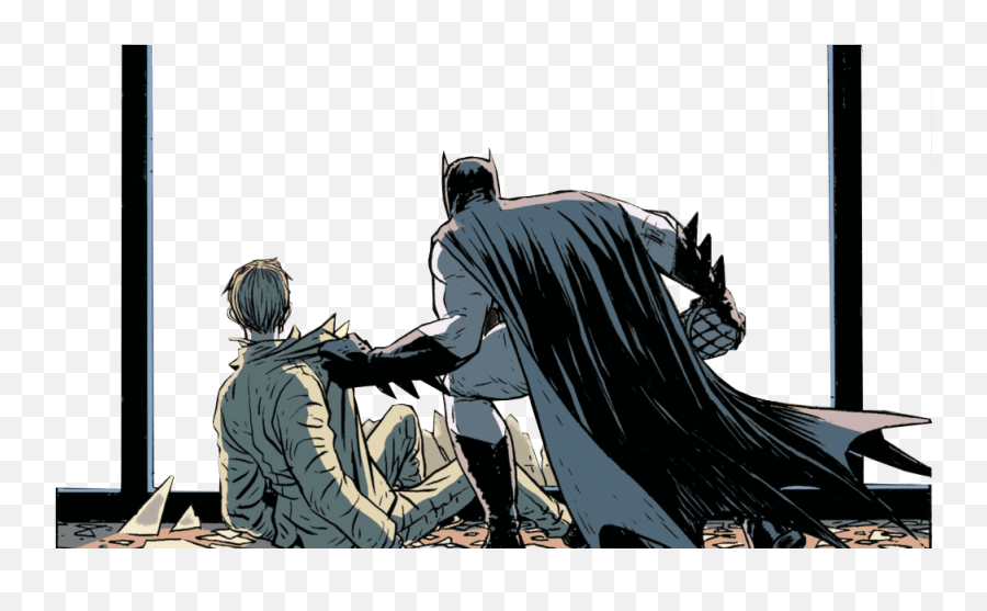 Batman Stares - Dc Comics Batman Interrogation Png,Batman Logo Transparent Background
