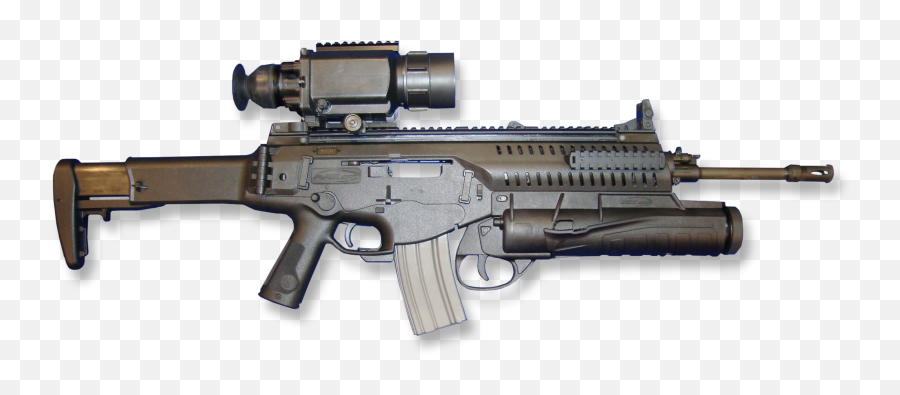 Fileberetta Ar With Thermal Sight And Grenade Launcher Nobg - Beretta Arx 160 Png,Grenade Transparent