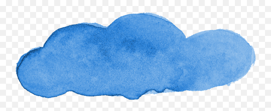 8 Blue Watercolor Cloud Png Transparent Onlygfxcom - Watercolor Paint,Cloud Png Images