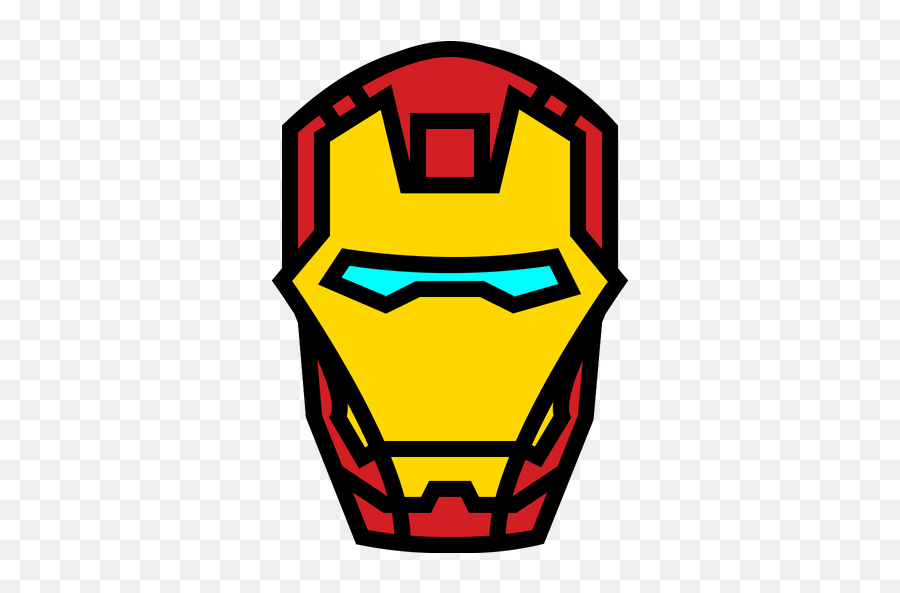 Iron Man Icon Of Colored Outline Style - Available In Svg Clip Art Png,Iron Man Logo Png