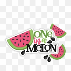 Svg Scrapbook Cut File Cute Clipart - One In A Melon Png,Melon Png