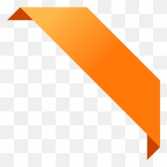 Orange Ribbon Png Download Image Arts - Png