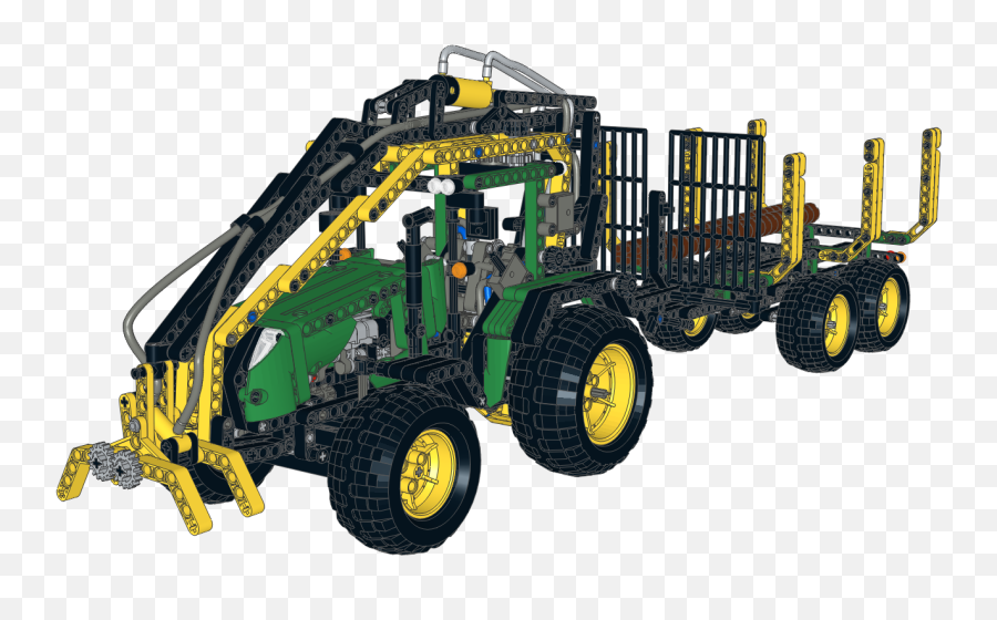Forest Tractor - Tractor Full Size Png Download Seekpng Lego Technic,Tractor Png