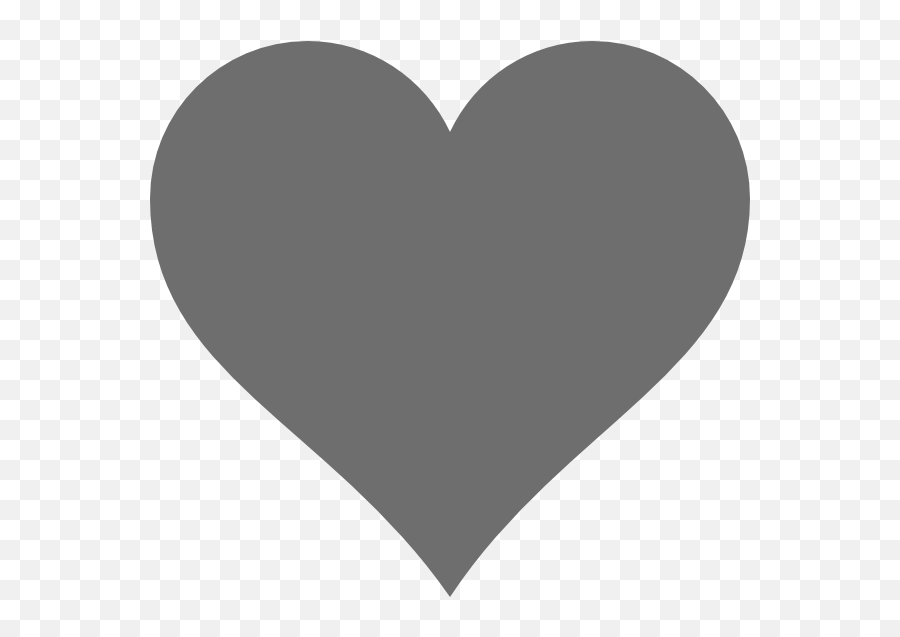 Grey Heart Clip Art - Gray Heart Transparent Instagram Heart Icon Grey Png,Heart Transparent Background