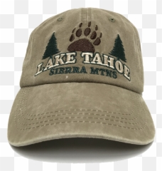 Souvenir Ball Cap Sierra Mountain Bear Claw U0026 Pines Lake Tahoe - For Baseball Png,Bear Claw Png