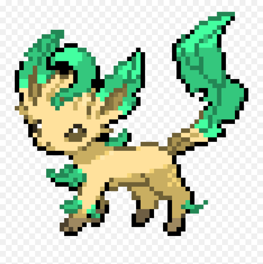 Download Leafeon - Pixel Art Leafeon Png,Leafeon Png