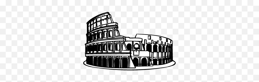 Colosseo Roma Logo Vector In Eps Ai Cdr Free Download - Colosseo Roma Png,As Rome Logo