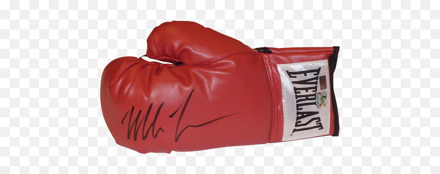 Mike Tyson Autographed Everlast - Oz Of Boxing Gloves Did Mike Tyson Use Png,Mike Tyson Png